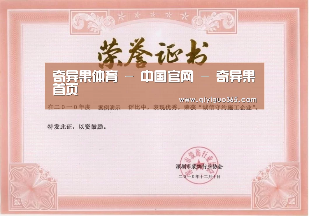 荣誉证书二
